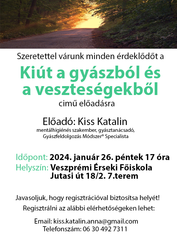 Kiút a gyászból és veszteségekből