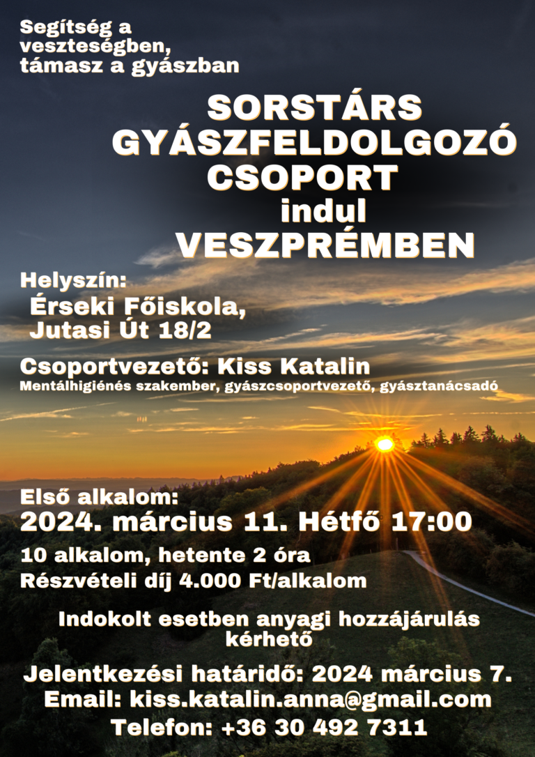 Sorstárs csoport indul Veszprémben