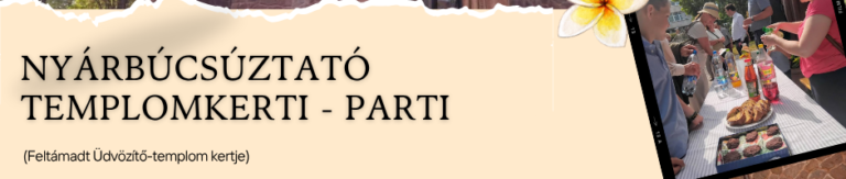 Nyárbúcsúztató templomkerti-parti